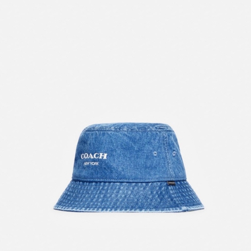 Coach Denim Bucket Hat Size XS/S